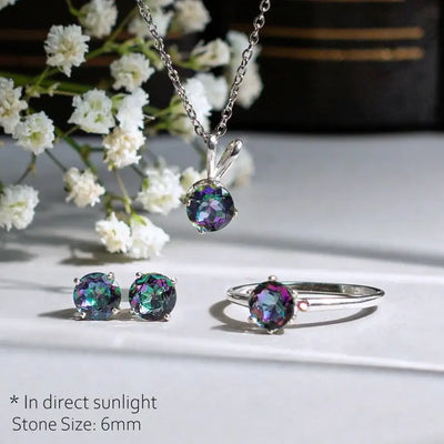 Alexandrite Stud Earrings Earrings Handmade Handcrafted