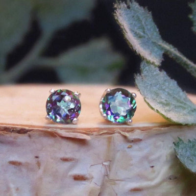 Alexandrite Stud Earrings Earrings Handmade JSL Made in USA