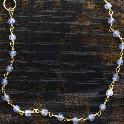 Amethyst Beaded Bracelet