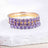 Amethyst Half Eternity Band Rings Handmade Handcrafted