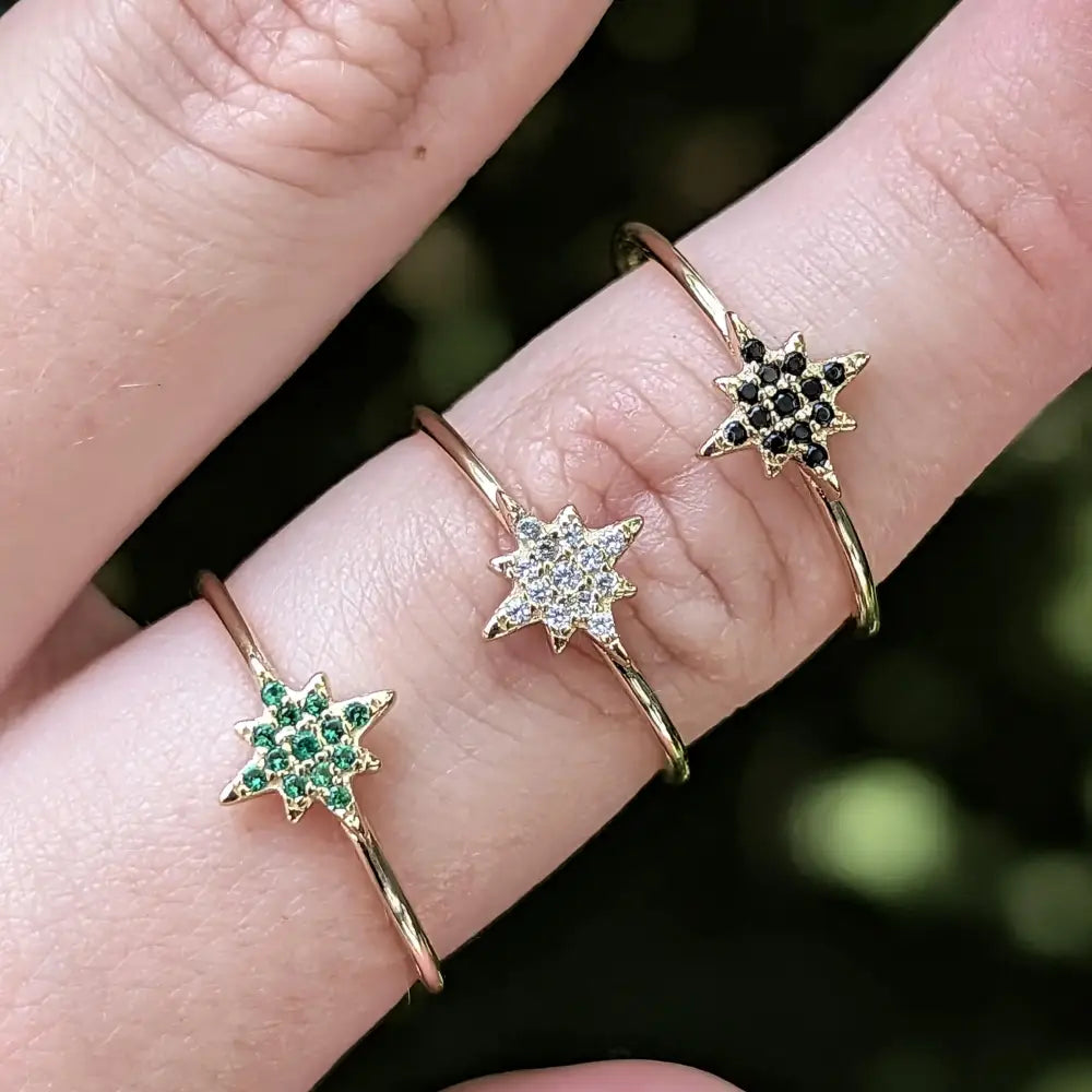 Amethyst Star Ring Rings Handmade Handcrafted