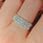 Aquamarine Half Eternity Band Rings Handmade Handcrafted