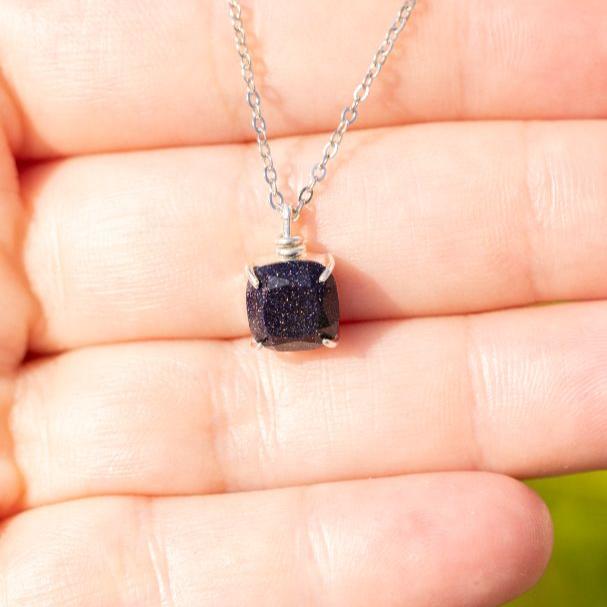 The Ashlynn - Blue Sandstone Necklace