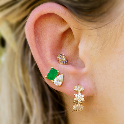 The Aurora - Custom Toi et Moi Earrings