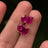 The Aurora - Toi et Moi Ruby Earrings Earrings Handmade Handcrafted