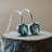 The Ashera - Hexagon Natural Moss Agate Dangle Earrings Earrings Handmade Handcrafted