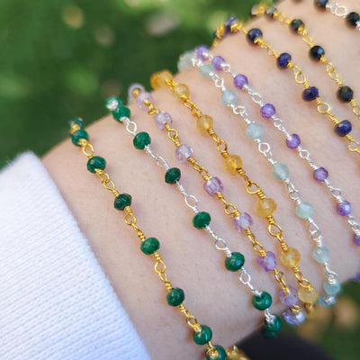 Birthstone Beaded Bracelet Bracelet Handmade Handcrafted