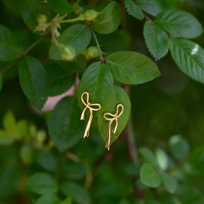 Bow Ribbon Earrings Earrings Handmade Handcrafted