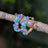 The Legacy Earrings - Blue and Purple Opal Hoops