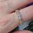 Bubble Half Eternity Band - Natural Untreated Alexandrite Rings Handmade Handcrafted