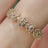 Bubble Half Eternity Band - Natural Untreated Alexandrite Rings Handmade Handcrafted