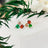 Holiday Tri-Cluster Stud Earrings Earrings Handmade Handcrafted