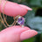 Celestial Drop - Amethyst Upside-Down Teardrop Necklace Necklaces Handmade Handcrafted