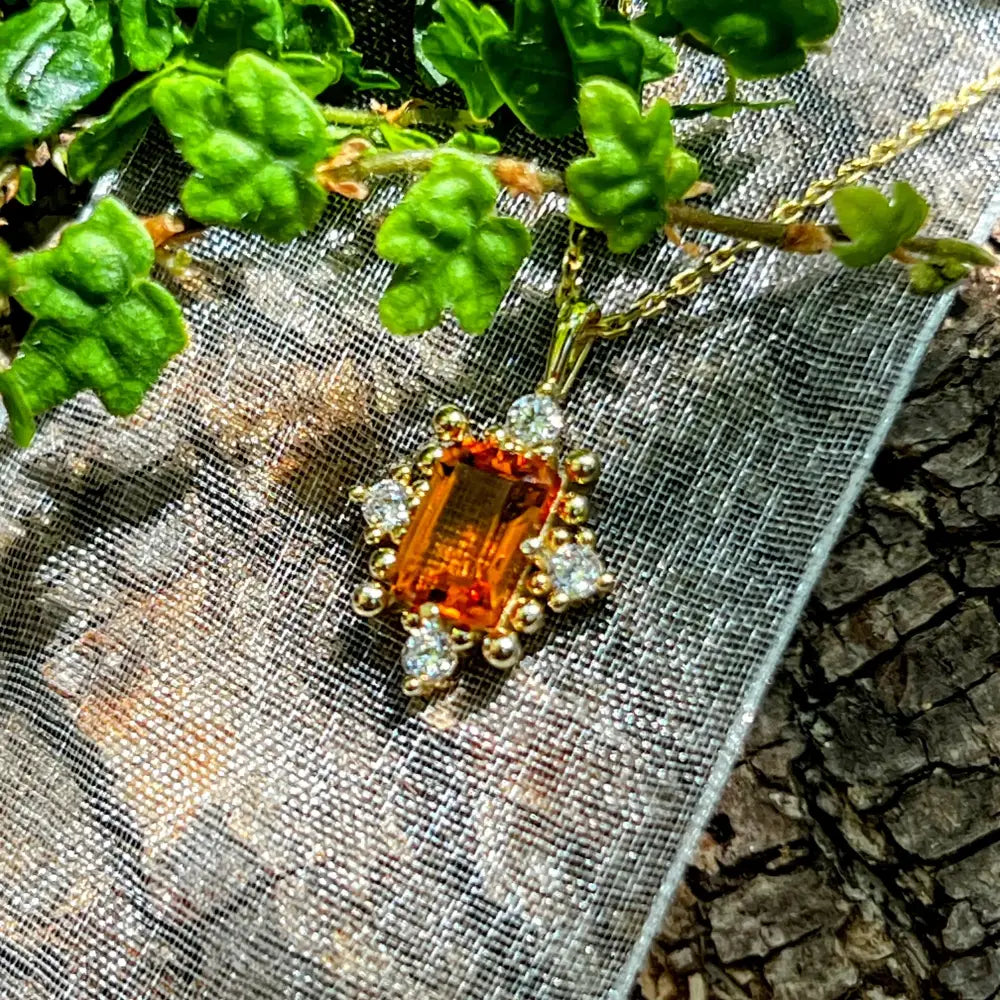 The Marielle - Citrine Necklace Necklaces Handmade Handcrafted