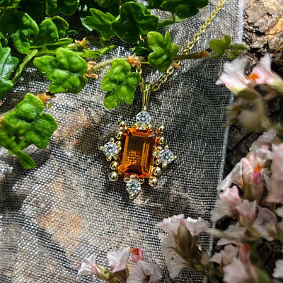 The Marielle Citrine Necklace Necklaces Handmade Handcrafted