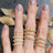 Citrine Half Eternity Band Rings Handmade Handcrafted