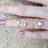 Clear Herkimer Ring Rings Handmade Handcrafted