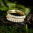 Moissanite Half Eternity Band Rings Handmade Handcrafted