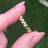 Moissanite Laurel Leaf Half Eternity Band Rings Handmade Handcrafted