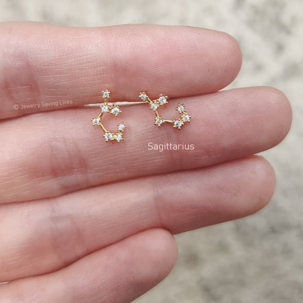 Constellation Star Astrology Earrings Earrings Handmade Handcrafted