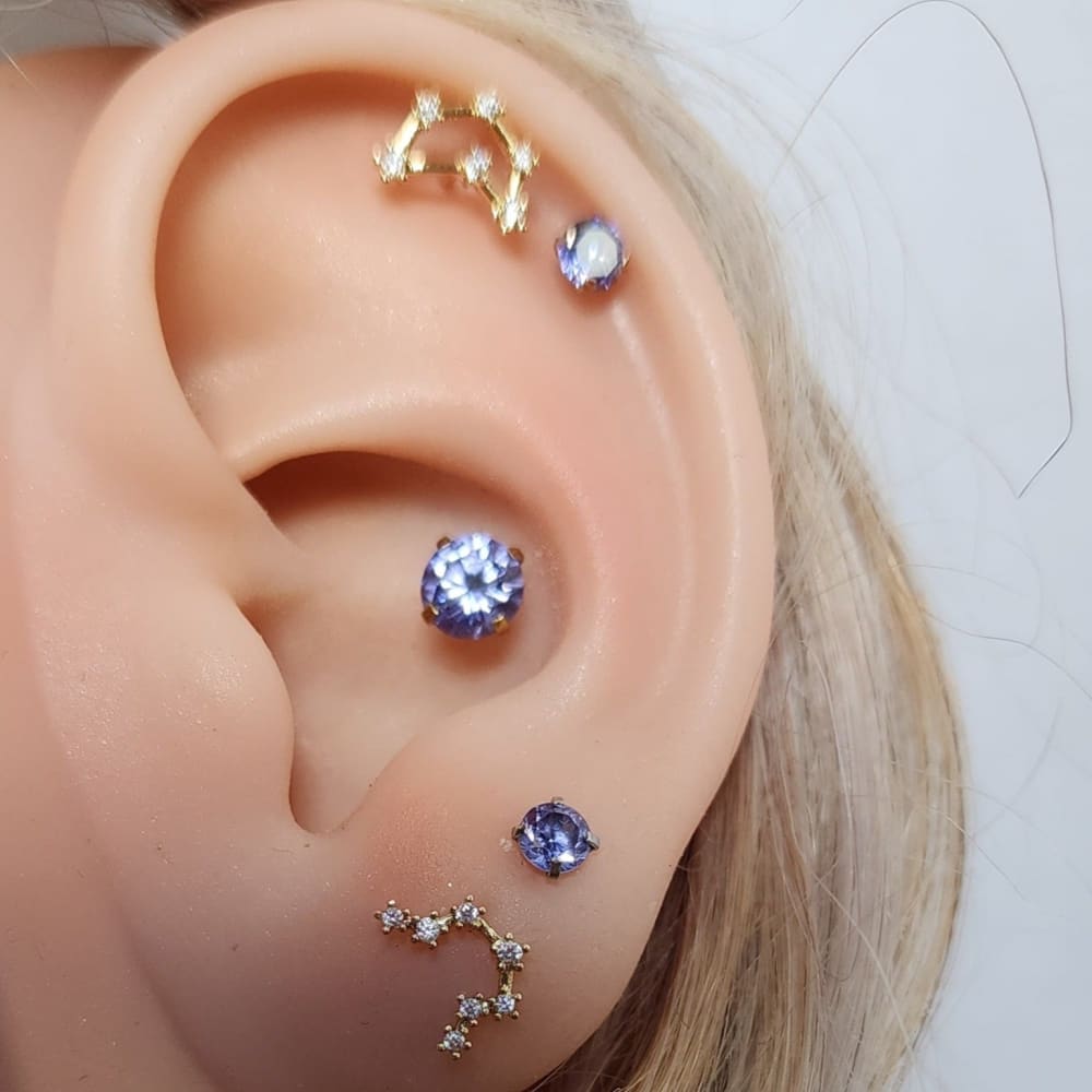 Constellation Star Astrology Earrings Earrings Handmade Handcrafted