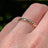 Custom 14K Star Half Eternity Band Rings Handmade Handcrafted