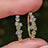 Custom 9 Stone Cluster Band Rings Handmade Handcrafted