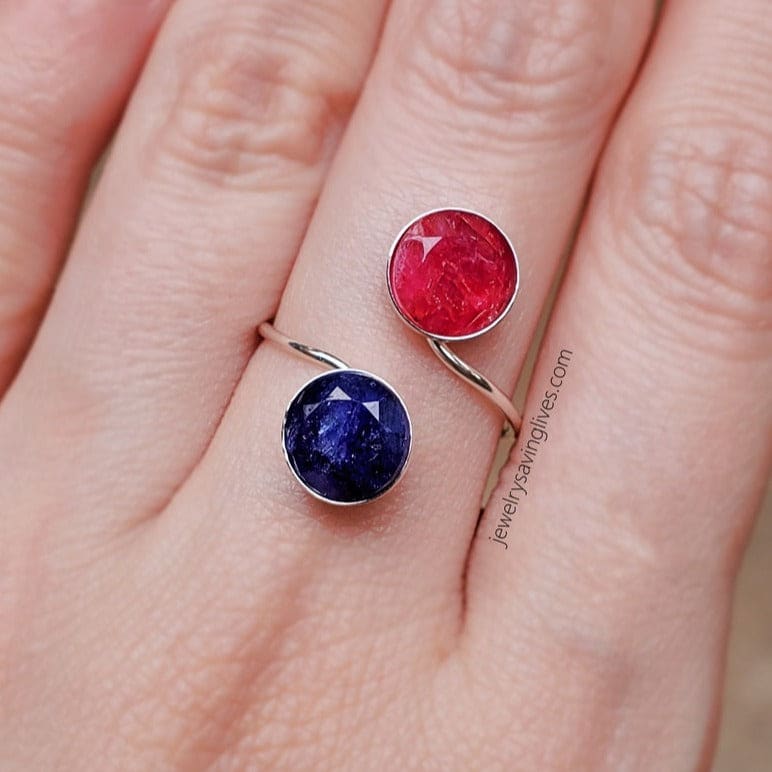 Custom - Pick Your Own Birthstone Ring Rings Handmade Handcrafted