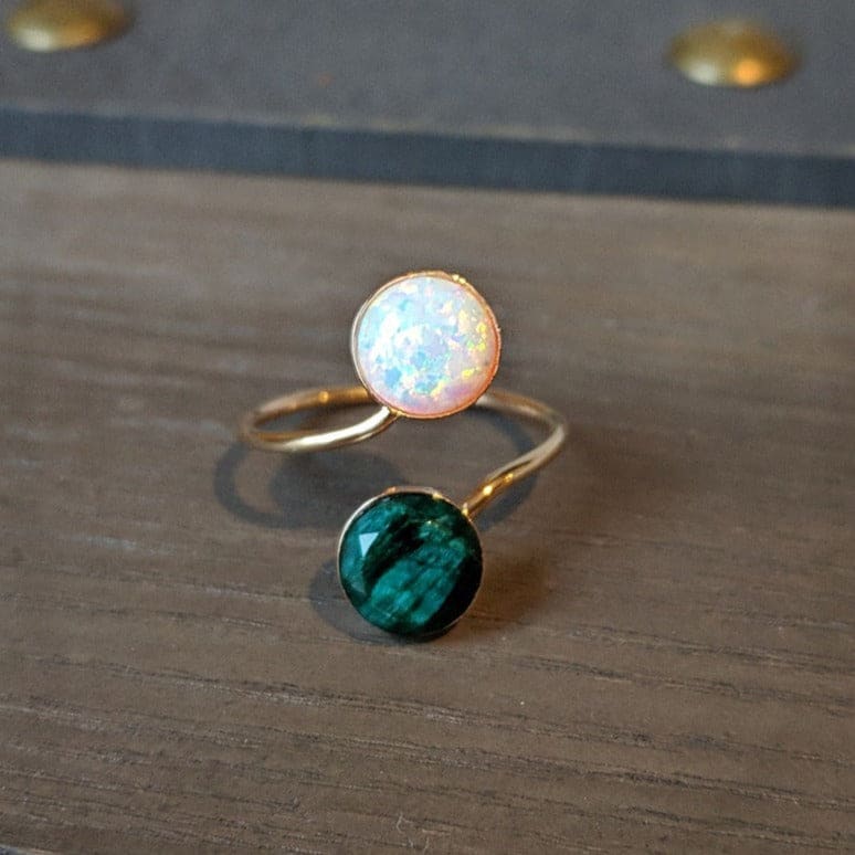 Custom - Pick Your Own Birthstone Ring Rings Handmade Handcrafted