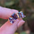 The Aurora - Toi et Moi Amethyst Earrings Earrings Handmade Handcrafted