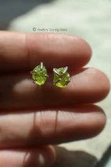 PERIDOT STUD EARRINGS - JSL