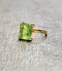 THE AUDREY- NATURAL PERIDOT - JSL