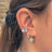 The Aurora - Toi et Moi Aquamarine Earrings Earrings Handmade Handcrafted