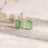 The Audie - Emerald Doublet Earrings Earrings Handmade Handcrafted