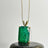 Emerald Cut Emerald Necklace Necklaces Handmade Handcrafted