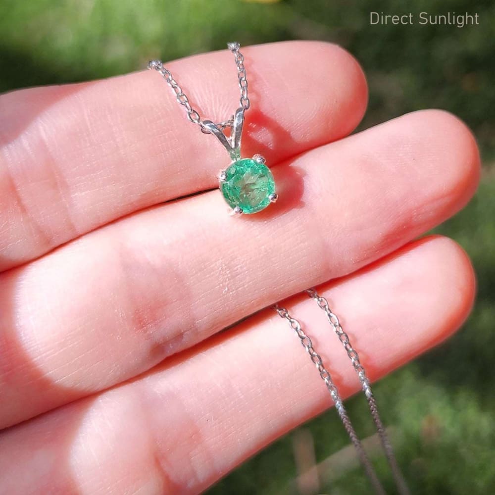 Emerald Doublet Necklace Necklaces Handmade Handcrafted