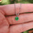 Emerald Doublet Necklace Necklaces Handmade Handcrafted