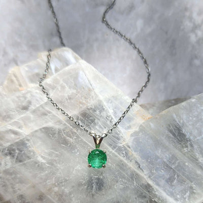 Emerald Doublet Necklace Necklaces Handmade Handcrafted