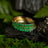 Emerald Half Eternity Band Rings Handmade Handcrafted