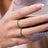 Emerald Half Eternity Band Rings Handmade Handcrafted