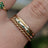 Emerald Star Half Eternity Band Rings Handmade Handcrafted