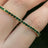 Emerald Tennis Bracelet Bracelet Handmade Handcrafted