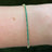 Emerald Tennis Bracelet Bracelet Handmade Handcrafted