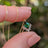 Kite Shaped Emerald Half Halo Pendant Necklace