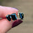 The Aurora - Toi et Moi Onyx Earrings Earrings Handmade Handcrafted