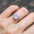 Fire Welo White Opal Ring Rings Handmade Handcrafted
