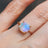 Fire Welo White Opal Ring Rings Handmade Handcrafted