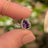 Floating Vintage Teardrop Amethyst Halo Pendant Necklace Necklaces Handmade Handcrafted