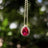 Floating Vintage Teardrop Ruby Halo Pendant Necklace Necklaces Handmade Handcrafted