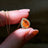 Floating Vintage Teardrop Sunstone Halo Pendant Necklace Necklaces Handmade Handcrafted